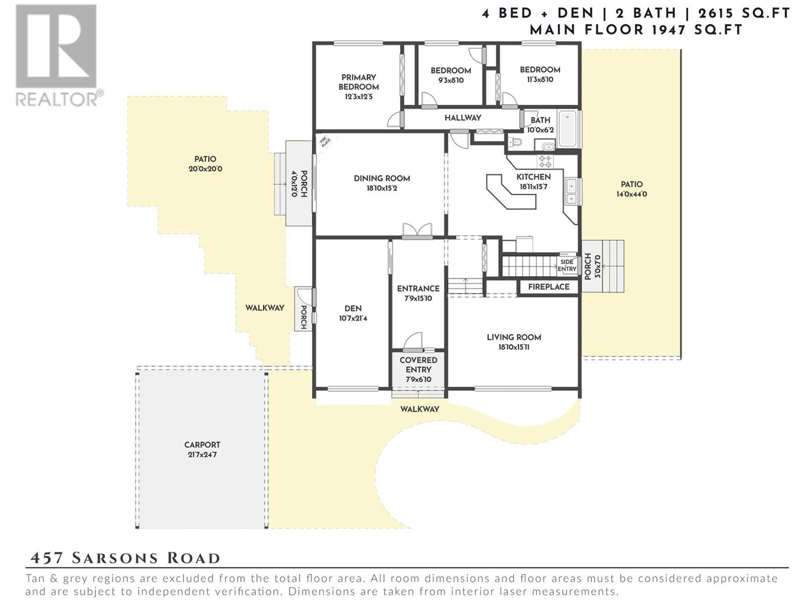  457 SARSONS Road, Kelowna