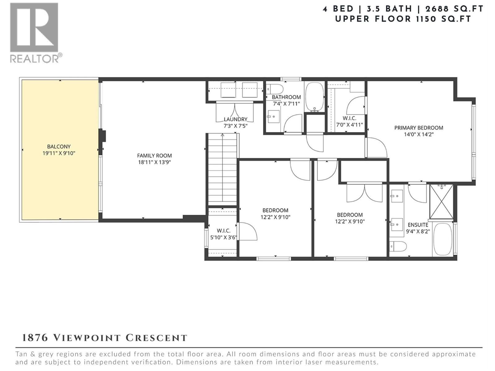  1876 VIEWPOINT Crescent, Kelowna